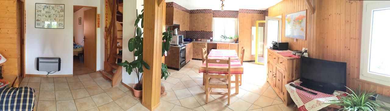 Le Central - Chambres D'Hote Grône Dış mekan fotoğraf